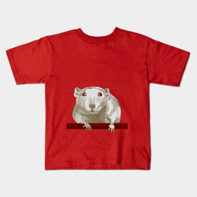 a rat Kids T-Shirt by homochiliad